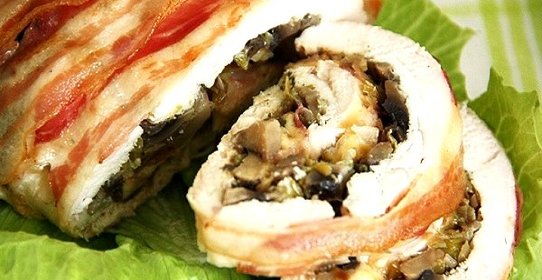 Рулет из куриной грудки