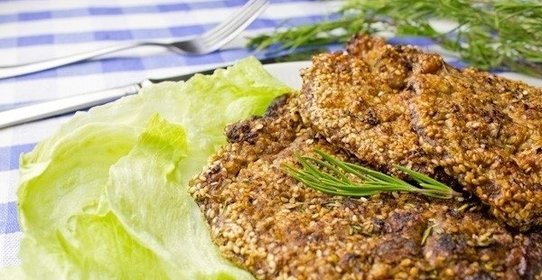 Свиная отбивная с розмарином