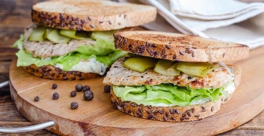 Сэндвич со свининой