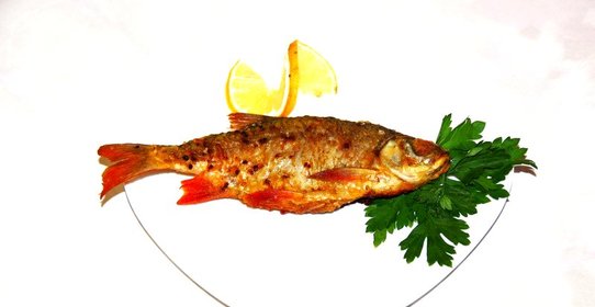 Жареная красноперка