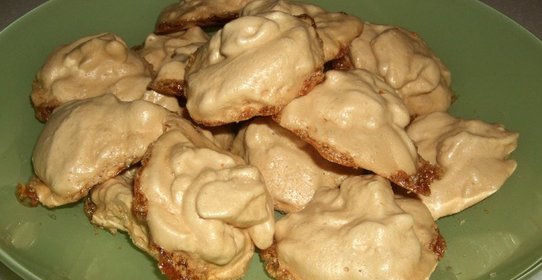 Апельсиновые меренги с ванилью