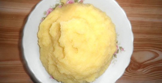 Картофельное пюре на воде
