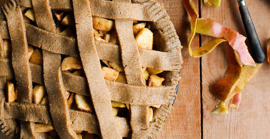 Вегетарианский яблочный пирог