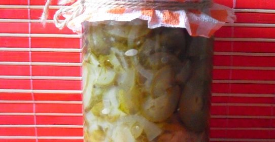 Салат из огурцов на зиму