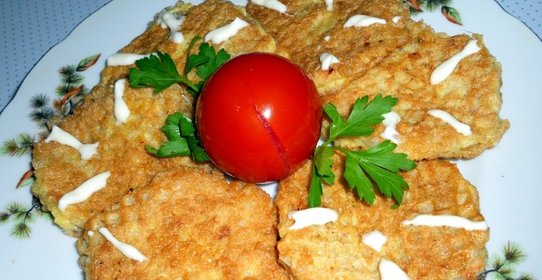 Вафельные котлеты