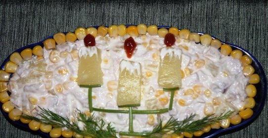 Салат Канделябр