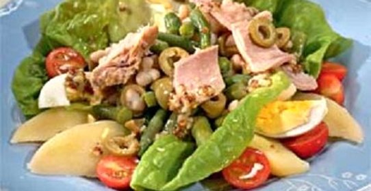 Салат Нисуаз с тунцом