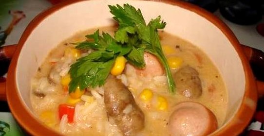 Паэлья с грибами