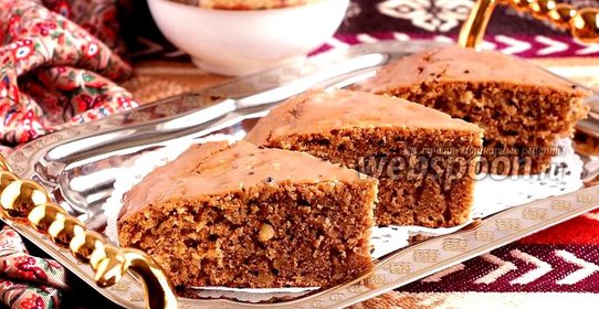 Персидский кофейно-ореховый пирог