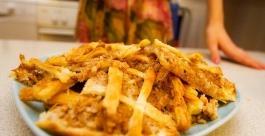 Рыбный пирог на скорую руку