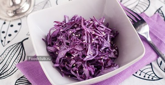 Салат из красной капусты