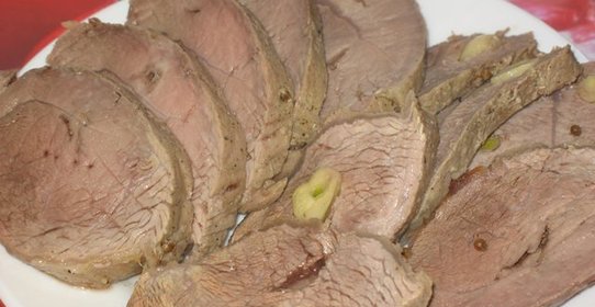 Телятина в рукаве для запекания