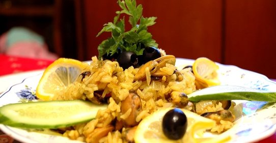 Плов с мидиями в мультиварке