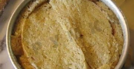 Яблочная шарлотка из хлеба в чудо-печке