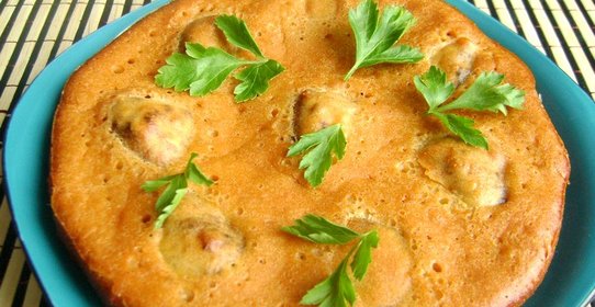 Пирог с мясными шариками