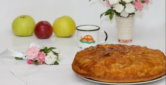 Пирог-перевертыш Янтарный