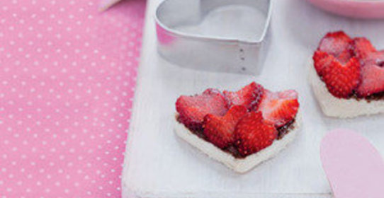 Десерт валентинка