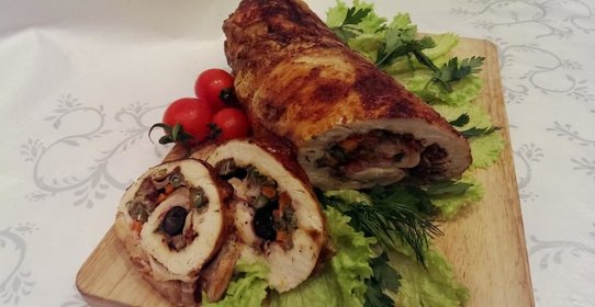 Куриный рулет Фейерверк вкуса