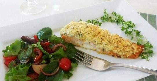 Запеченный лосось