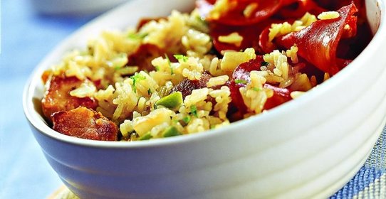 Джамбалайя со свининой и чоризо