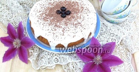 Вишнёвый пирог в мультиварке