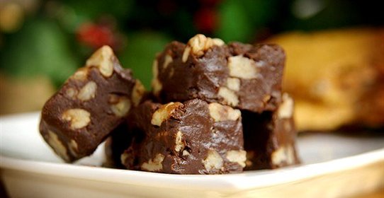 Ирис с арахисом и шоколадом