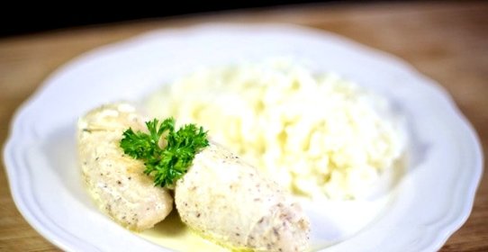 Куриные рулетики с апельсином