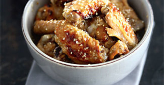 Куриные крылышки в глазури