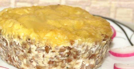 Гречка в омлете