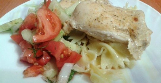 Грудка в кефире в духовке