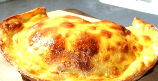 Пирог с творогом и зеленью