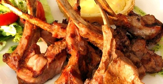 Шашлык из баранины на кости