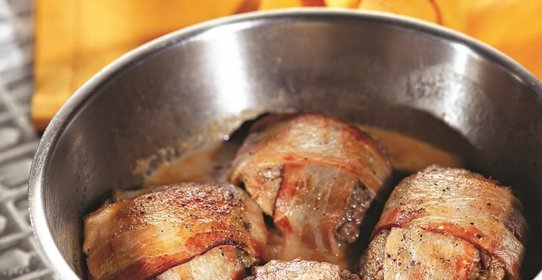 Мясные медальоны по-французски