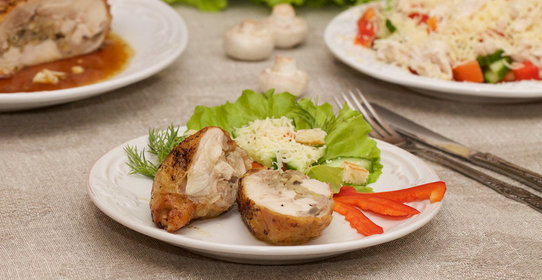 Курочка с грибами «Праздничная»