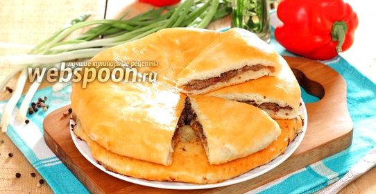 Хачапури с мясом в духовке