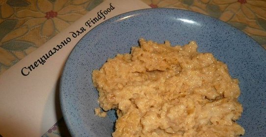 Овсяная каша с мёдом