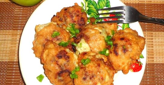 Котлеты в яично-имбирном кляре