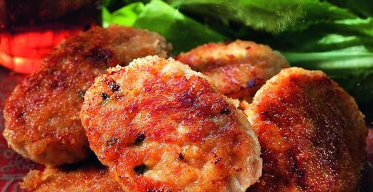 Рубленые котлетки из лосося