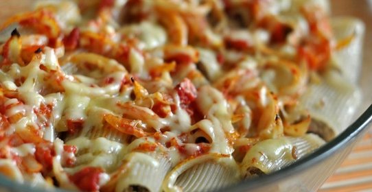 Макароны фаршированные в духовке