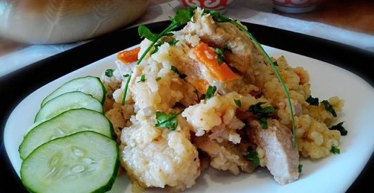 Плов с говядиной в мультиварке