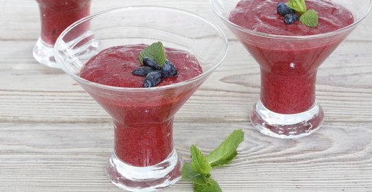 Мусс из жимолости