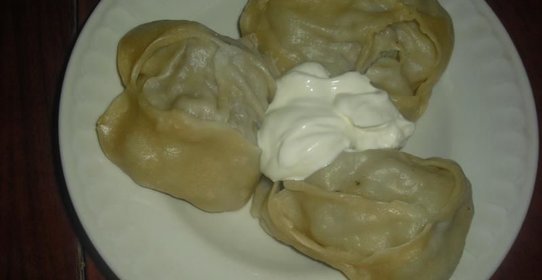 Манты с мясом и капустой