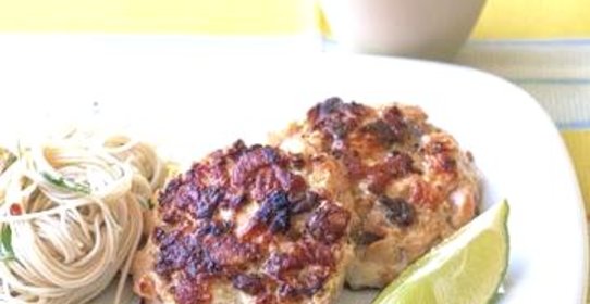 Котлеты из лосося по-азиатски