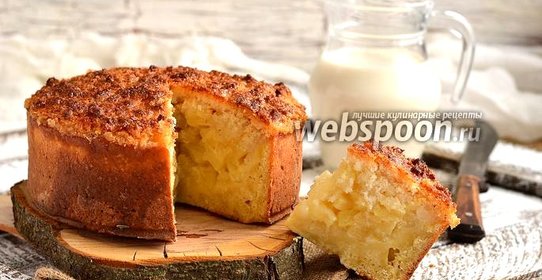 Ананасовый пирог с кокосовой шапочкой