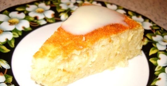 Манно-яблочный пирог