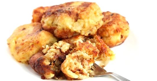 Котлеты из картофеля и отрубей