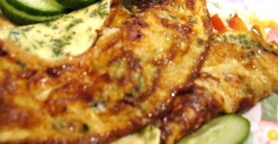 Омлет с соевым соусом и тимьяном