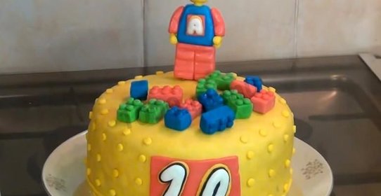 Торт Конструктор Лего