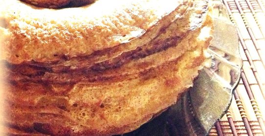 Блины из цельнозерновой муки на молоке без масла