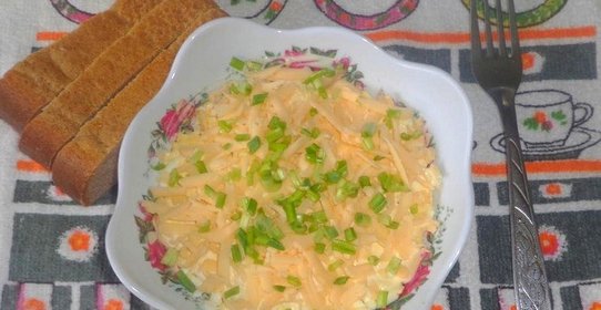 Салат с курицей и морковью